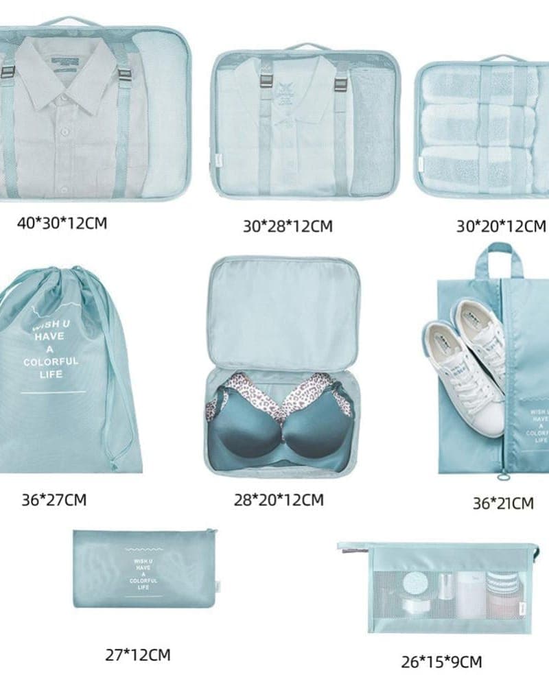 Packing cubes, 8-piece set, view 4