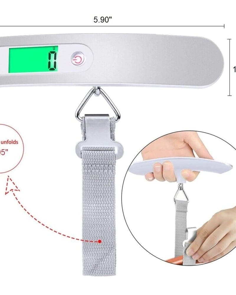 Digital luggage scale, view 3