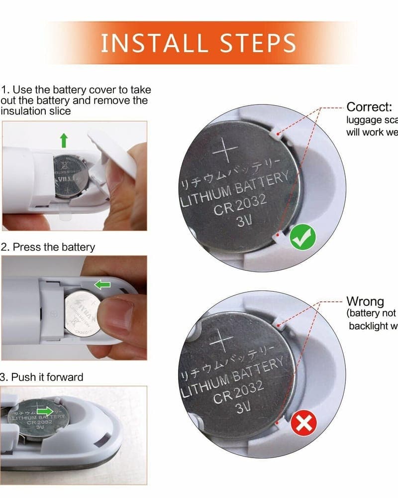 Digital luggage scale, view 4
